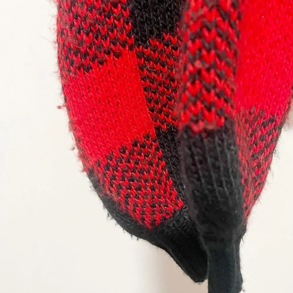 JEN’S‎ PIRATE BOOTY Sofia Buffalo Check Sweater Small - Picture 5 of 6